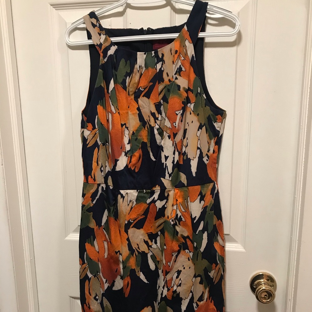 multi colored flower dress
